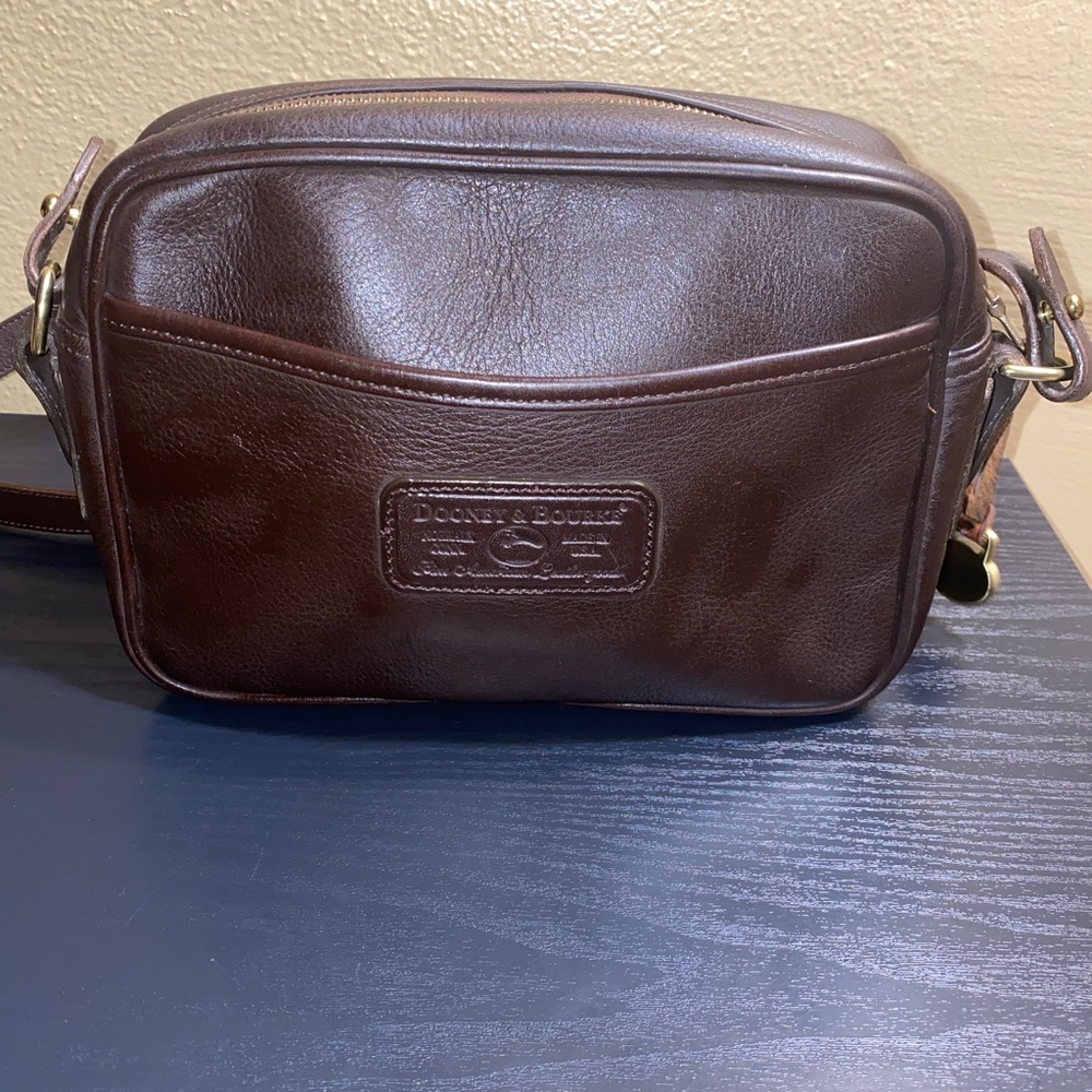 Vintage Dooney&Bourke brown leather crossbody bag - Picture 8 of 12